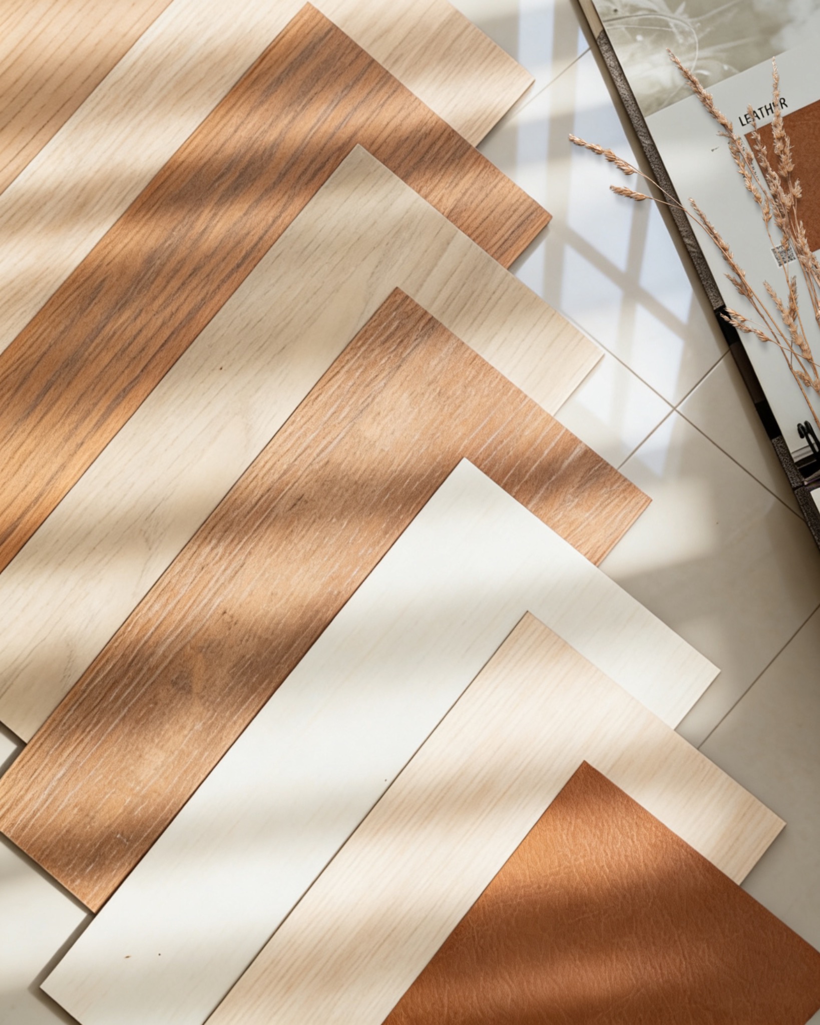 Selection of AICA surface materials and finishes